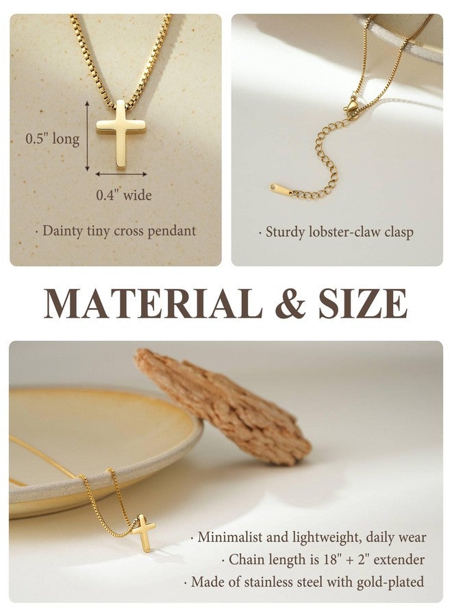 Tarsus Cross Necklace for Women Christian Gifts for Women Teenage Tween Teen Girls Trendy Stuff Gift Ideas Cute Pendant Necklace Birthday Inspirational Religious Jewelry Baptism Confirmation Easter Basket Stuffers - Image 5