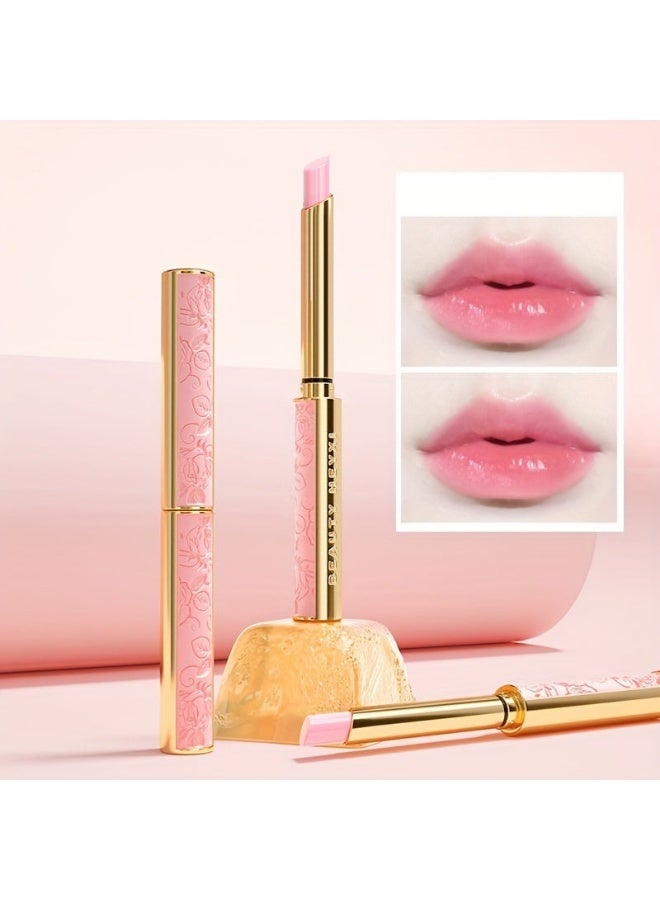 اي دي اي دي أحمر شفاه مرطّب سحري زهري فاتح بلسم يتغير لونه حسب حرارة الشفاه لترطيب وعناية فائقة 01 - Image 2