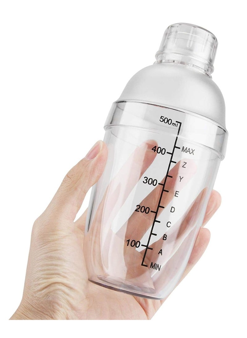 GoodTool - Cocktail Shaker with Built In Strainer Drink Mixer with Scale Thickened Hand Shaker Cup Professional Mixing Tool - Image 1