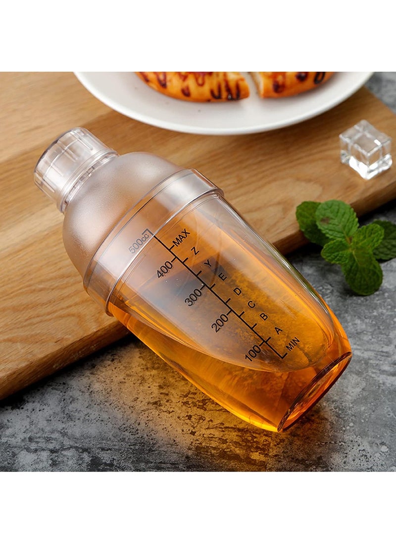 GoodTool - Cocktail Shaker with Built In Strainer Drink Mixer with Scale Thickened Hand Shaker Cup Professional Mixing Tool - Image 1