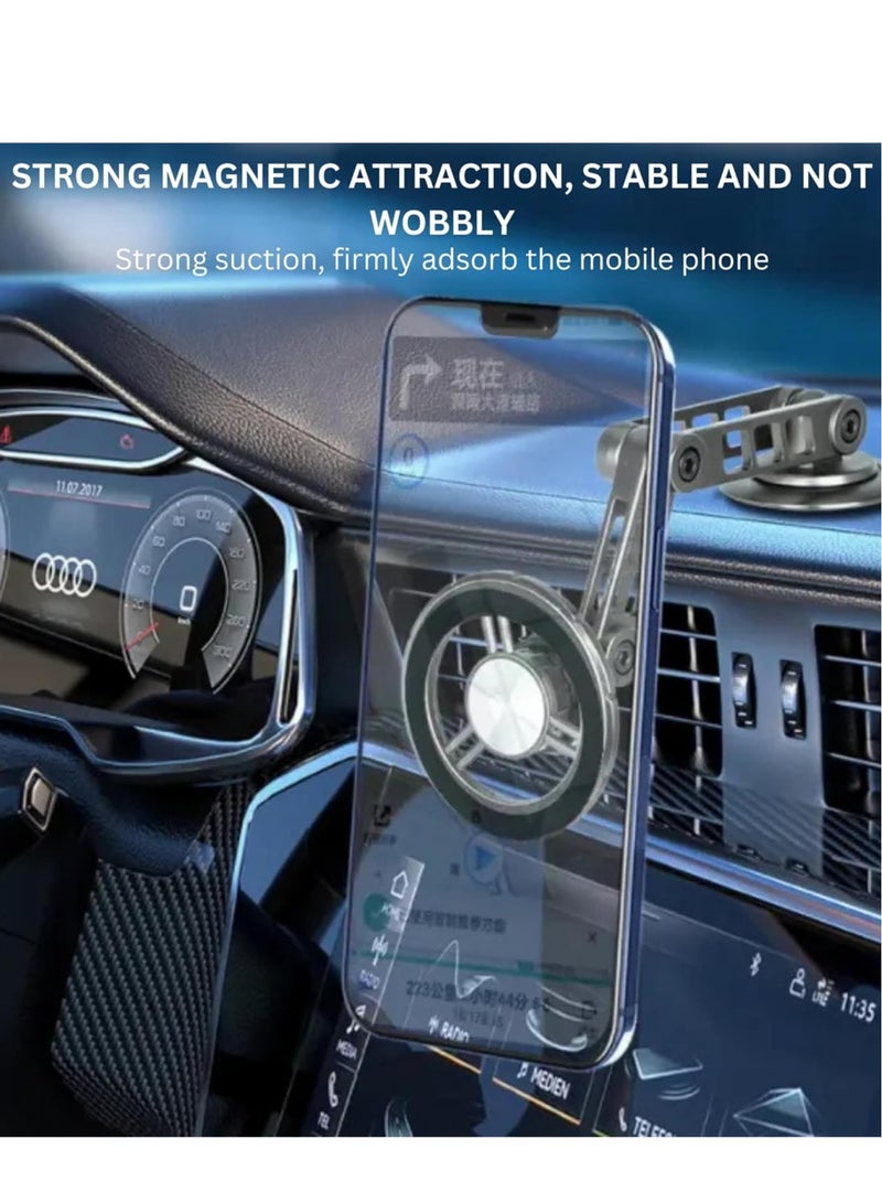 JAJEEK "Universal Car Phone Holder Mount for iPhone 16 Pro – 20 Strong Magnets & 360° Rotation (Black)" - Image 2