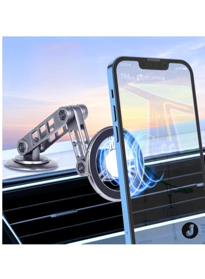 JAJEEK "Universal Car Phone Holder Mount for iPhone 16 Pro – 20 Strong Magnets & 360° Rotation (Black)" - Image 1