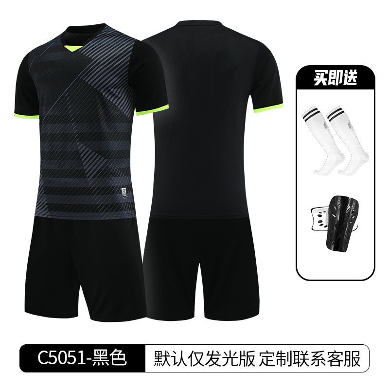 Children'S Football Game Campus Sports Team Uniform Suit Toddler Football Shirt Jersey Quick-Drying Training Suit - Image 1