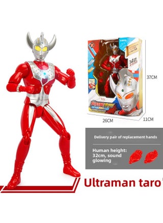 Ultraman Toy Doll Full Series Large Super Large Ultraman Telo Transfiguration Figure Suit Soft Glue Monster-Color:Upgraded Version Of Sound And Light Taylor 32cm (comes With A Pair Of Replacement Hands) 16 Movable Joints - pzsku/ZB1EEAE946386436228FEZ/45/1745941902/db64cb5b-3222-4f3a-9d7b-aafc71d03001