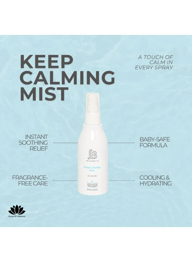 INTEGRAL B INTEGRAL B | K-Beauty Keep Calming Mist – Korean Cooling & Moisturizing Spray for All Skin Types | Babies, Men & Women | 120ml