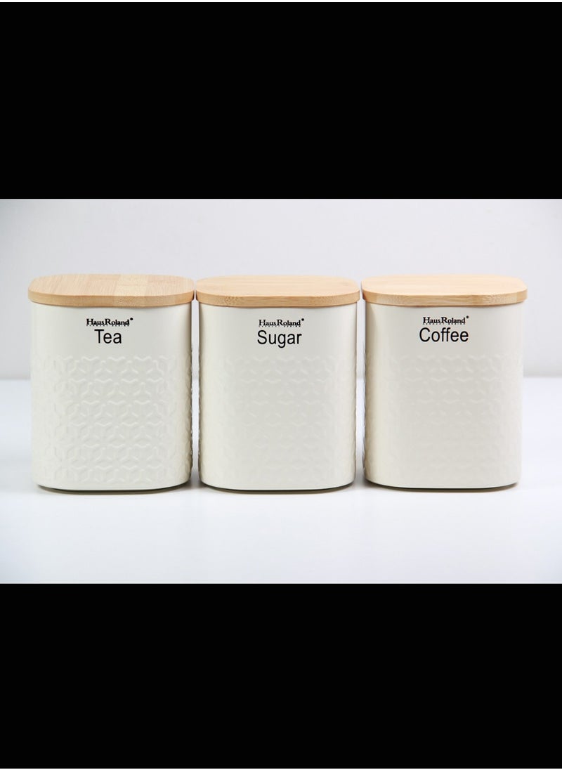 MARS Q Tea, coffee and sugar storage jars  - Image 1