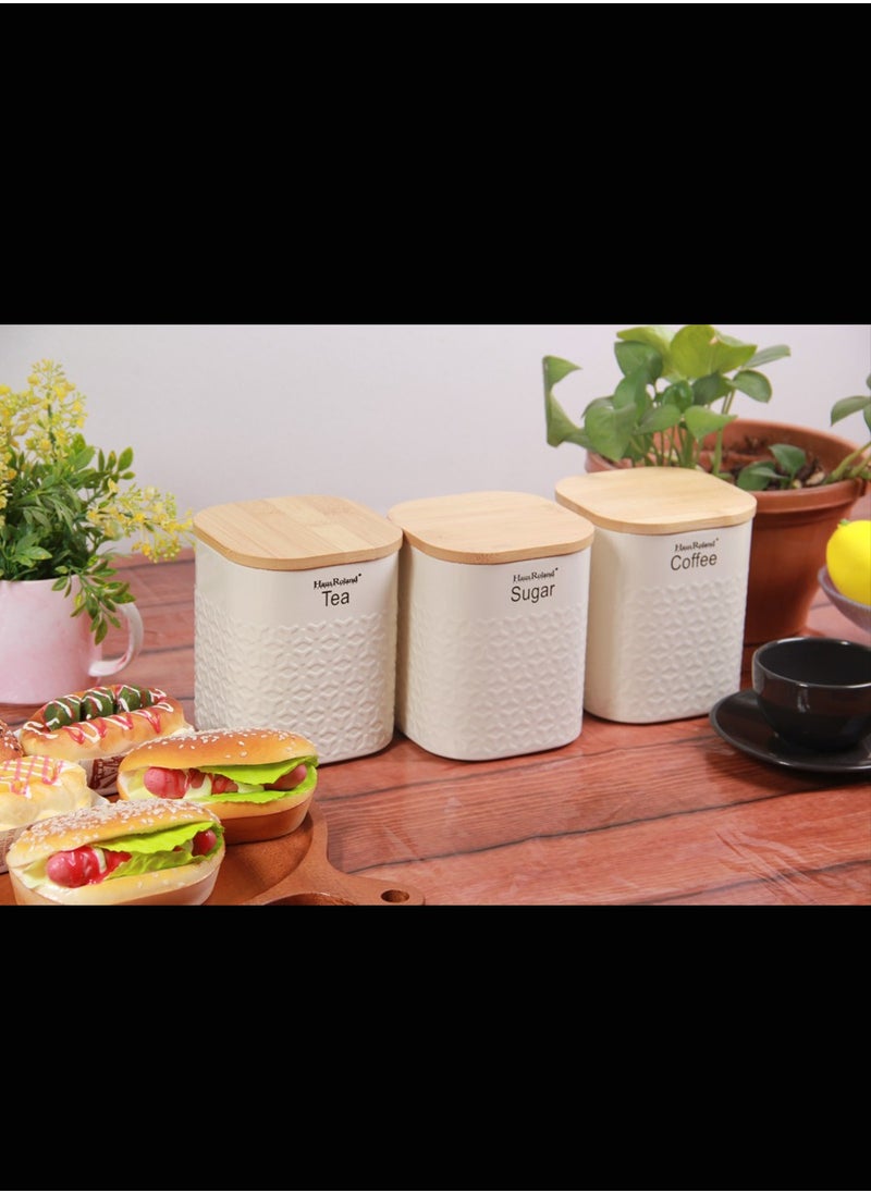 MARS Q Tea, coffee and sugar storage jars  - Image 2