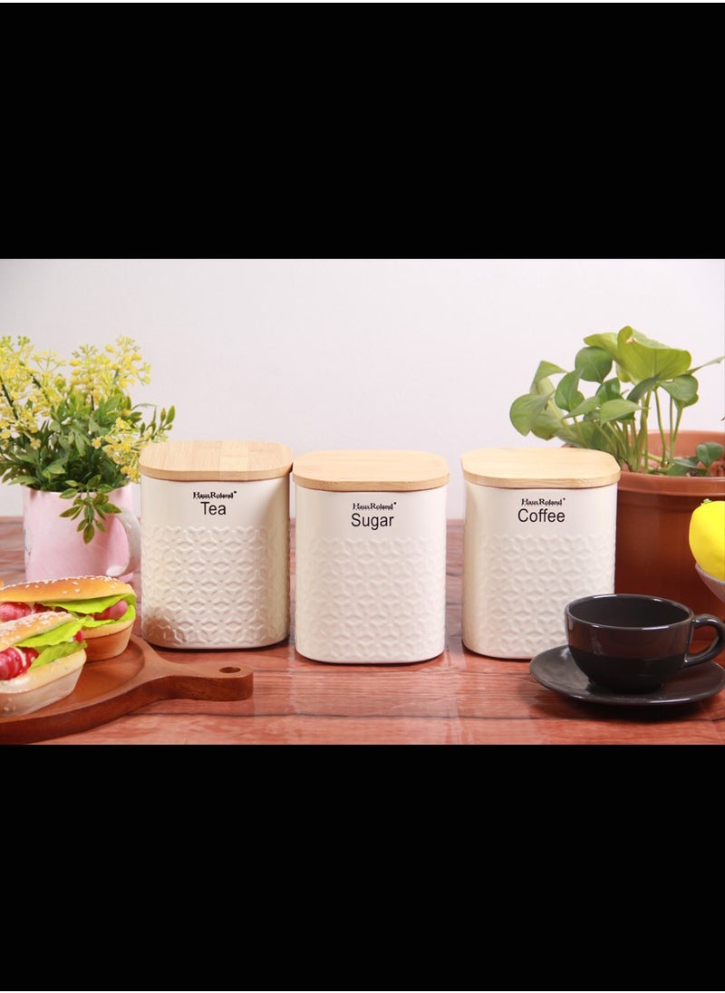 MARS Q Tea, coffee and sugar storage jars  - Image 3