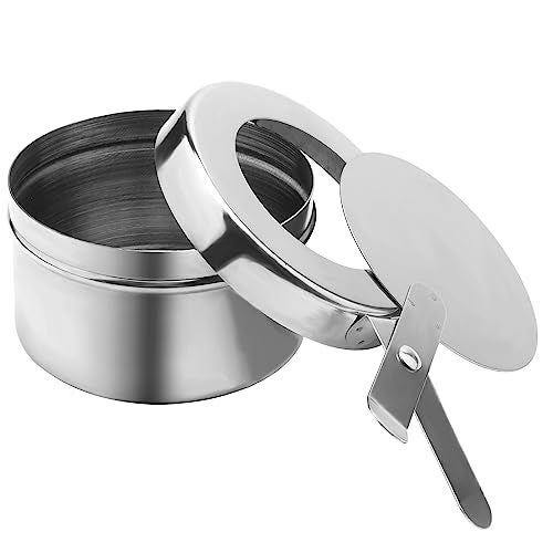 MOUYAT 6 PCS Chafing Fuel Holder with Cover, Stainless Steel Chafer Wick Fuel Sterno Canned Heat Holder for Buffet Warmer Barbecue Parties Chafing Dish - Image 5