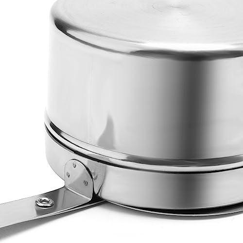 MOUYAT 6 PCS Chafing Fuel Holder with Cover, Stainless Steel Chafer Wick Fuel Sterno Canned Heat Holder for Buffet Warmer Barbecue Parties Chafing Dish - Image 4