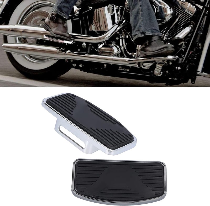aqxreight Rear Passenger Floorboard Wide Adjustable Footrests Heavy Duty Steel Rubber Foot Pegs for Touring 1 Pair Left and Right - Image 5