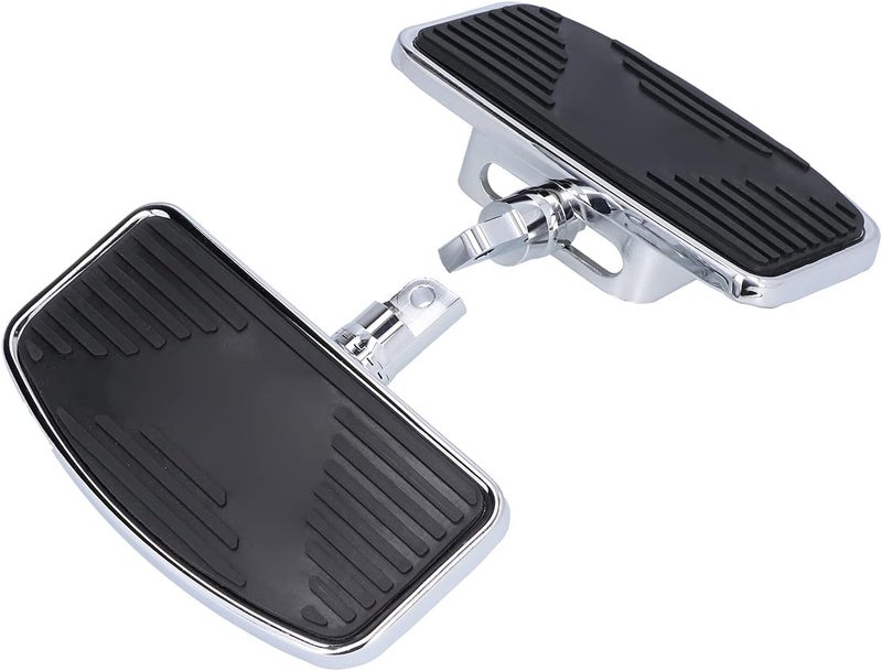 aqxreight Rear Passenger Floorboard Wide Adjustable Footrests Heavy Duty Steel Rubber Foot Pegs for Touring 1 Pair Left and Right - Image 2