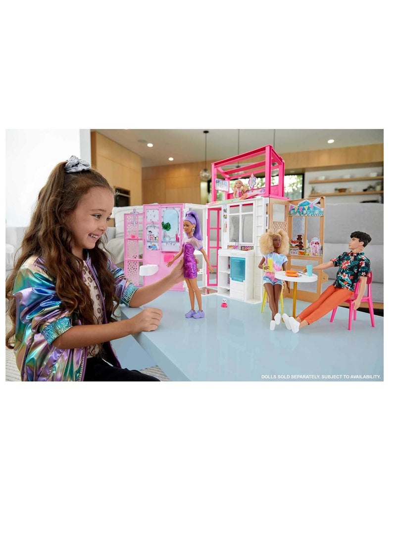Barbie House with Doll - Image 4