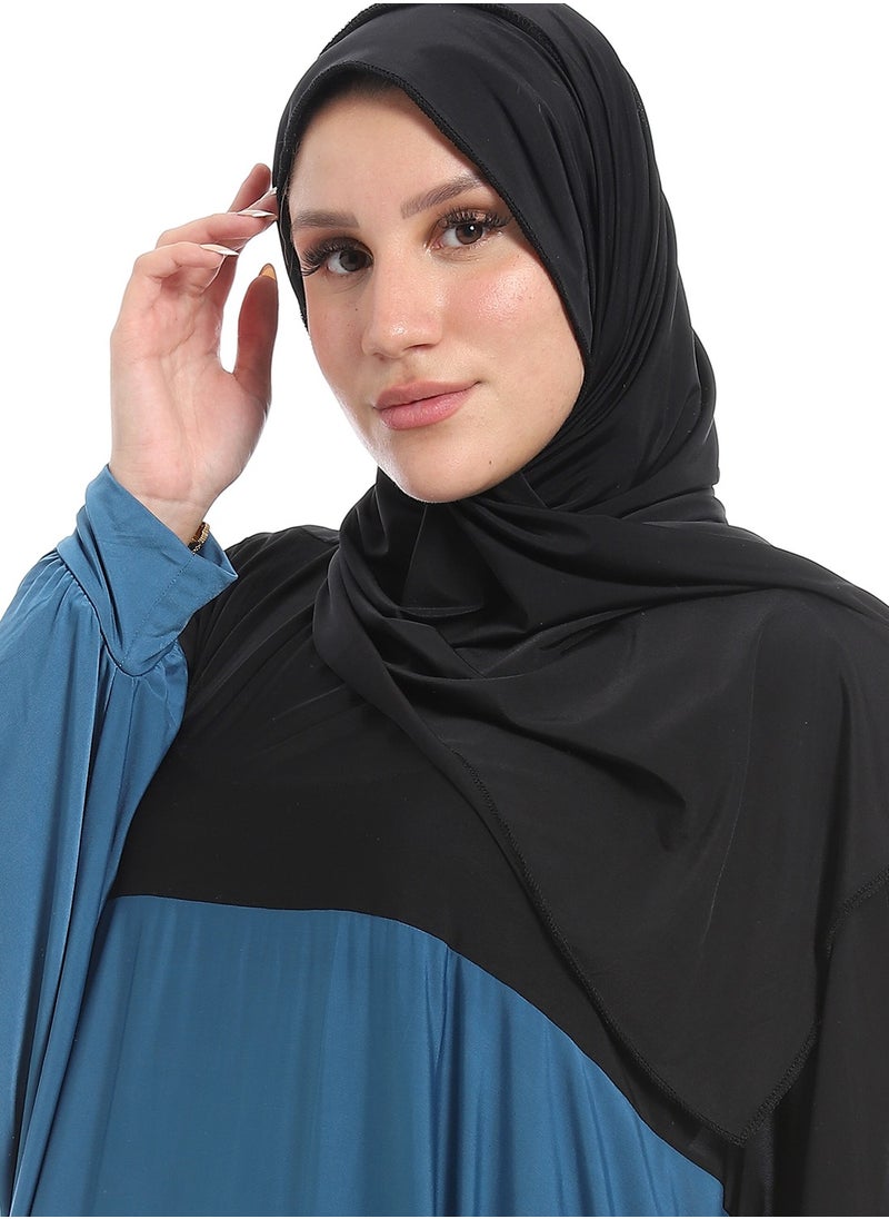 سيزار اسدال صلاة حريمي مزود بقصات سادة  - Image 4
