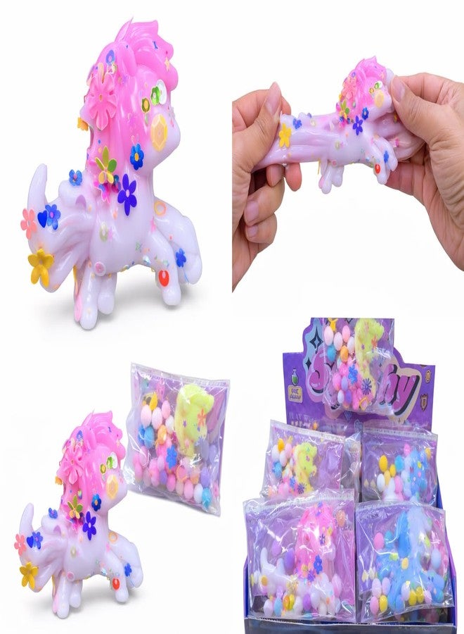 Richtots Premium Taba Squishy Unicorn Stress Relief Toys Adults Kids Fufu Squishy Fidget Toy Soft Squeeze Ball for Anxiety, Party, Birthday, Return Gifts, (Multicolour Unicorn) - Image 3