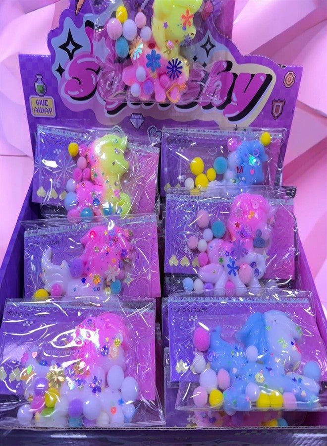 Richtots Premium Taba Squishy Unicorn Stress Relief Toys Adults Kids Fufu Squishy Fidget Toy Soft Squeeze Ball for Anxiety, Party, Birthday, Return Gifts, (Multicolour Unicorn) - Image 5