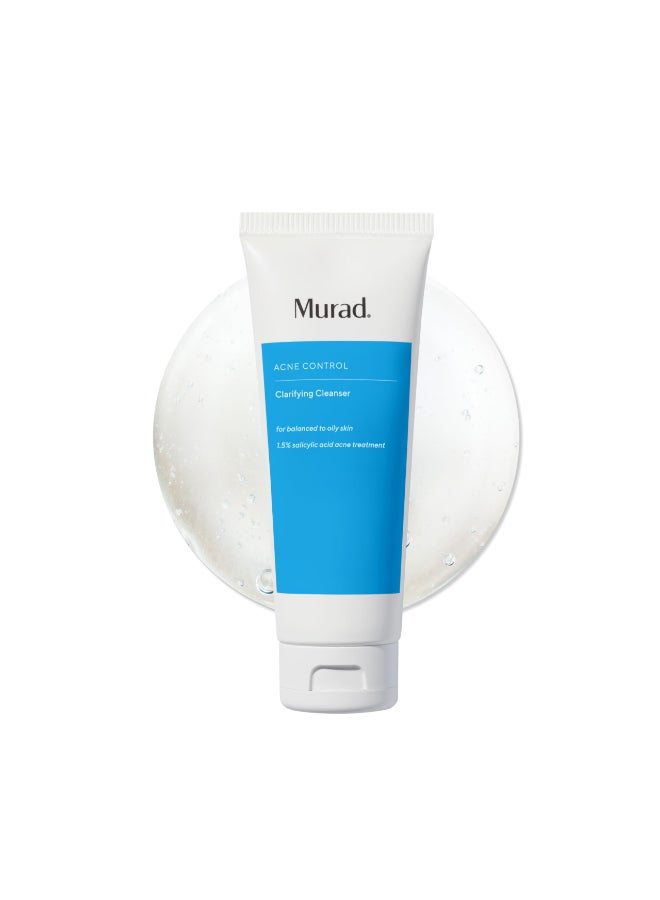 Murad Acne Control Clarifying Cleanser Salicylic Acid Green Tea Formula for Acne Deep Pore Cleansing Oil Control Breakout Prevention for Clear Balanced HealthyLooking Skin 5 Fl Oz - Image 2
