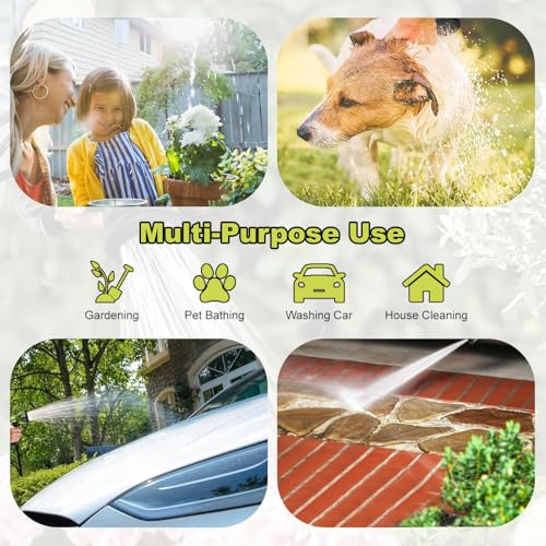 Neptune Simplify Farming Retractable Garden Hose Reel | Secure and Stable Hose Pipe 15 Meters | with 7-Patterns Spray Nozzle | Compact Design for Effortless Storage and Transport - Small - Image 5