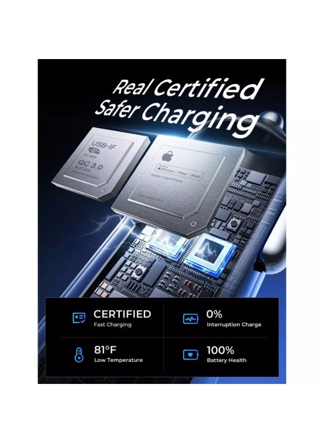 Lisen Retractable Car Charger [69W USB C Car Adapter] Fast Charging, for iPhone 16 15 14 13 12 Pro Max Plus iPad Samsung S25 24 - Image 4