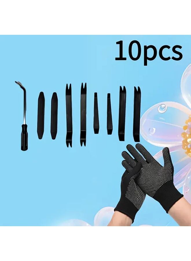 10 Piece Set Pry Bar Universal Car Fastener Kit With Removal Tool - Image 1