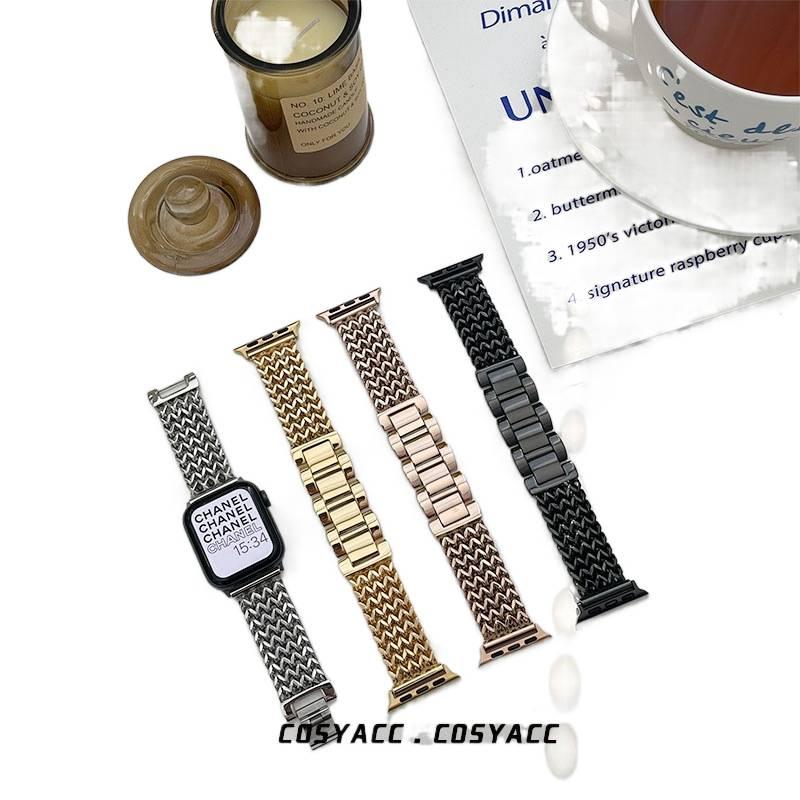 سوار ساعة ذكية سوار نايلون حلقي متوافق باللون فضي قابل للتعديل مع Apple Watch 38/40/41/42/44/45/49mm بملاءمة قابلة للتعديل وحزام بديل - Image 3
