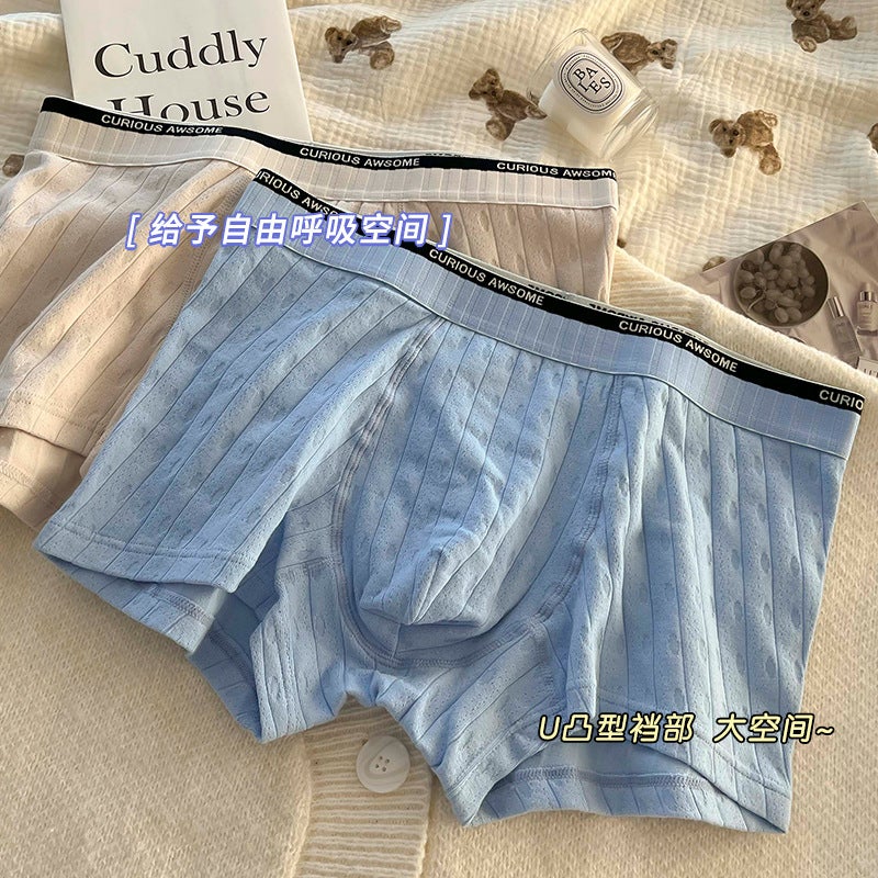 Men'S Underwear Men'S Cotton Class A Cotton Breathable Four-Corner Plus Size Seamless Cotton 7A Antibacterial Men'S Boxer - Image 3