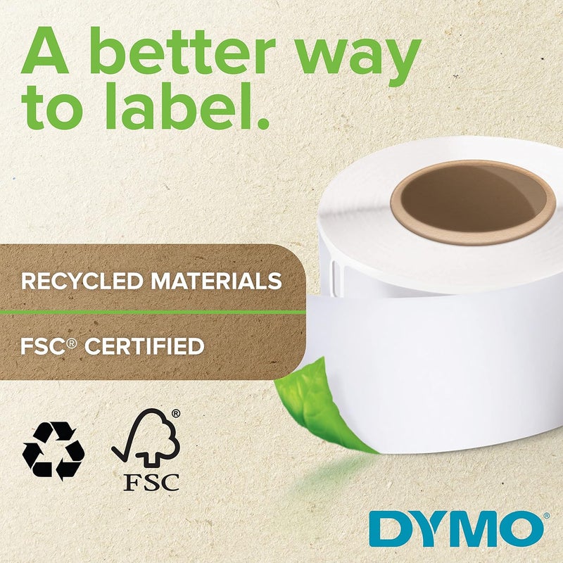 Dymo Authentic LabelWriter Small Multi-Purpose Labels | 25mm x 25mm | Roll of 750 Easy-Peel Labels | Self-Adhesive | for LabelWriter Label Makers - Image 2