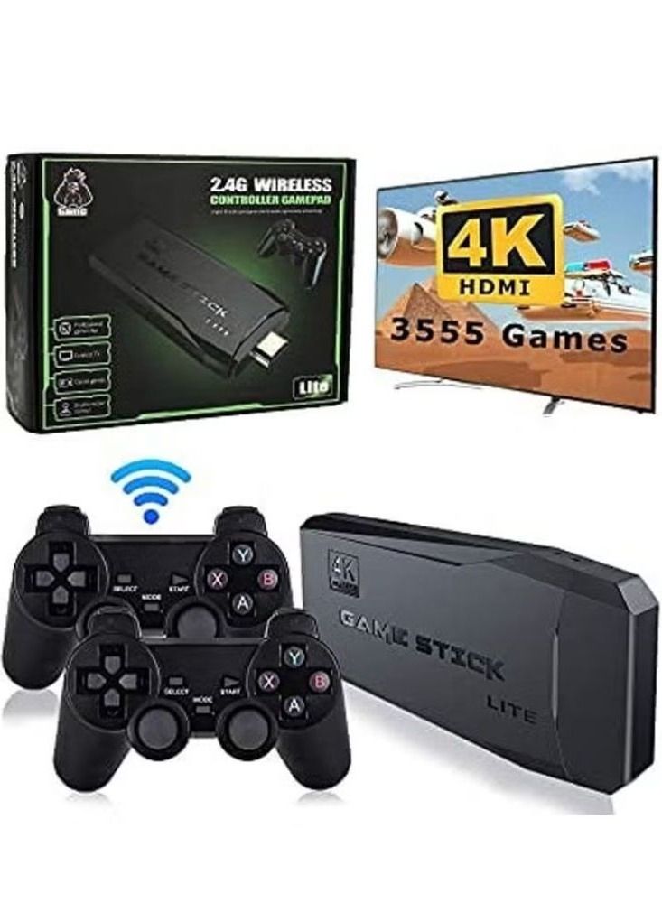 M8 Game Stick 4k Game Console Wireless Gamepad Hdmi Tv Retro Game - Image 4
