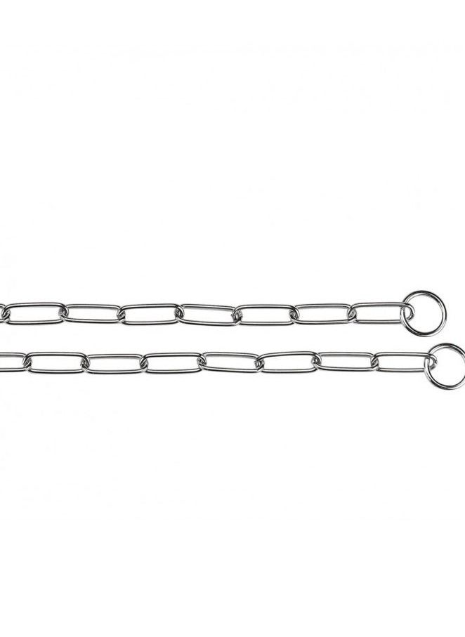 Ferplast Chromed Steel Choker Chain For Dogs Silver 