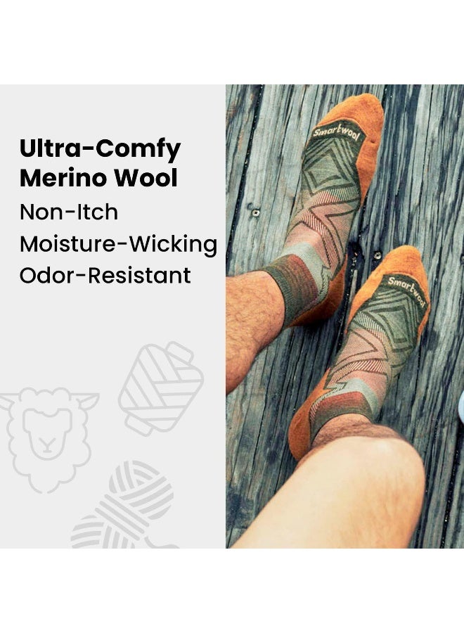 Smartwool Run Targeted Cushion Pattern Ankle Socks - Image 3