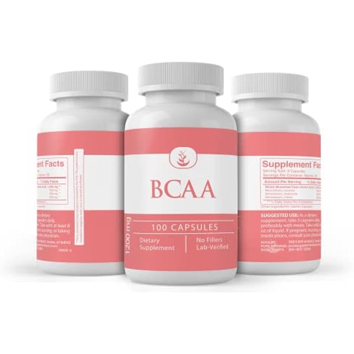 PURE ORIGINAL INGREDIENTS BCAA, (100 Capsules) Always Pure, No Additives Or Fillers, Lab Verified - Image 4