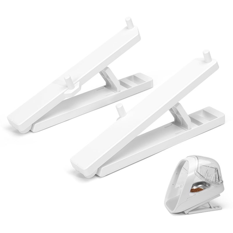 YOIHABV Adjustable Stand for Micro Chip Automatic Pet Feeder and Connect, YOIHABV Elevated Cat Feeder Stand, 0, 15, 20 Degree Adjustment, Raise Cat Food Dispenser, Easier for Pets to Reach Food - Image 1