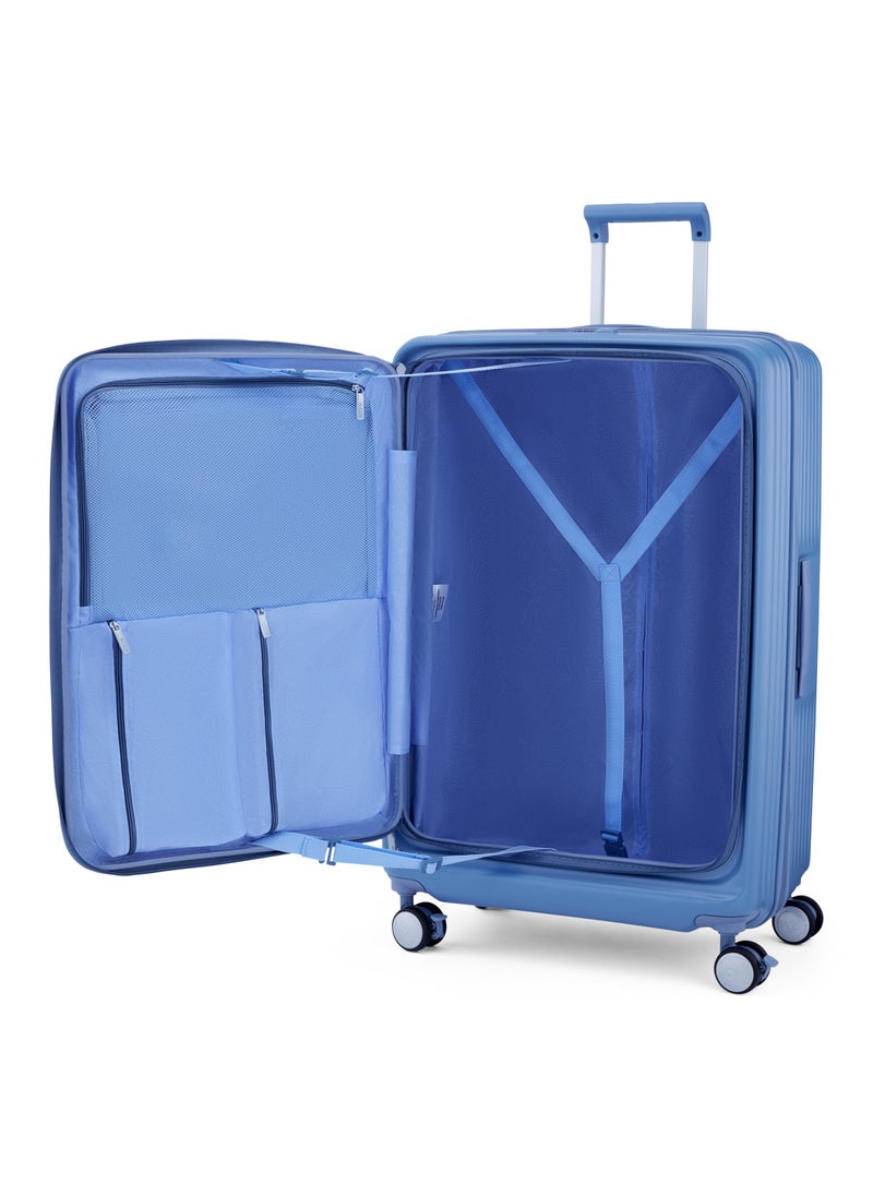AMERICAN TOURISTER - Trento Spinner 76 cm Large Luggage Elemental Blue Hard Shell TSA Lock Expandable Trolly Bag - Image 1