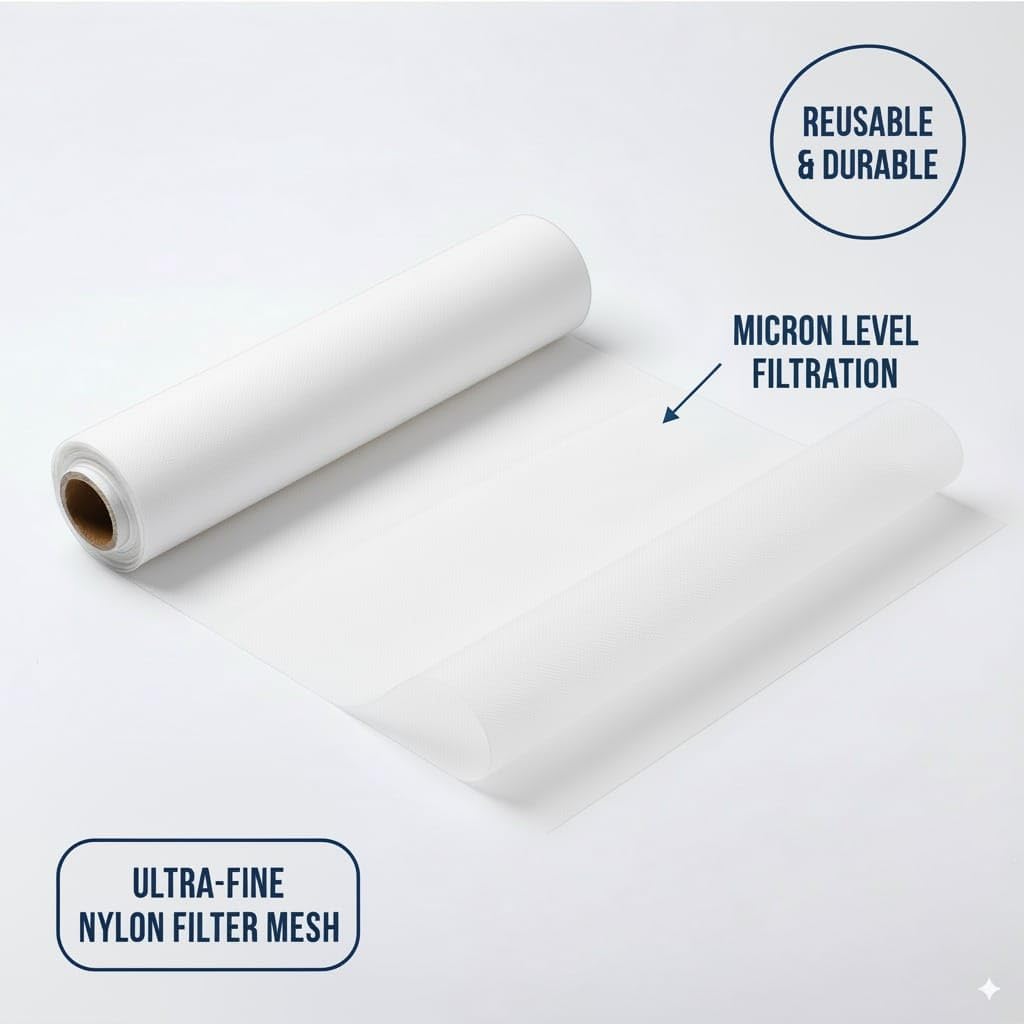 Curd Screen Generic TAS 120 MESH Multipurpose Nylon Filter Cloth for Filtration of ...