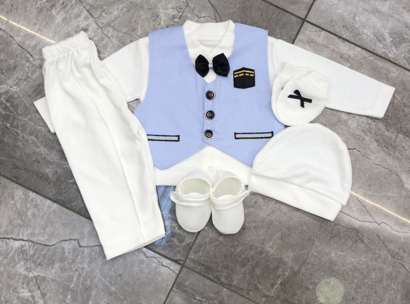 Furya Kids Cabeli Boy Baby Mawlid Outfit Gift Glove Booties Boy Mawlid