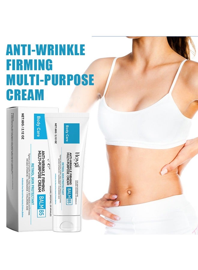 Hoygi Anti-Wrinkle Firming Multi-Purpose Cream,Skin Firming Lifting Cream, Skin Firming Body Cream with B5, Collagen Potent Anti Aging Beauty Cream, For Tightens & Smooths Wrinkles, Face Moisturizer for Women or Men 60g - Image 1