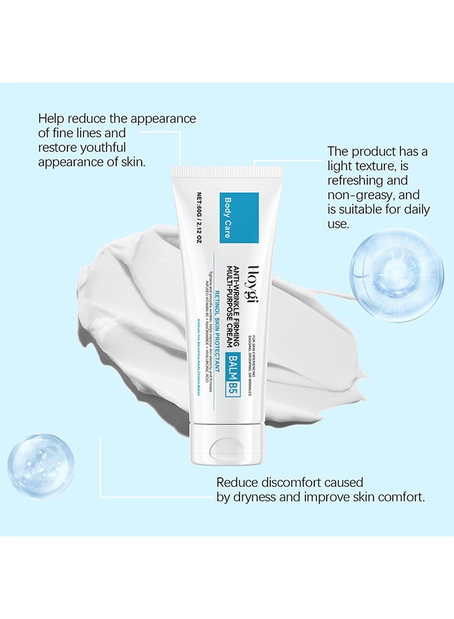 Hoygi Anti-Wrinkle Firming Multi-Purpose Cream,Skin Firming Lifting Cream, Skin Firming Body Cream with B5, Collagen Potent Anti Aging Beauty Cream, For Tightens & Smooths Wrinkles, Face Moisturizer for Women or Men 60g - Image 4