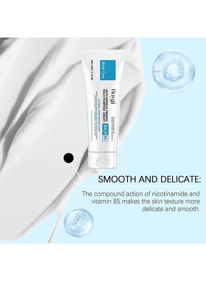 Hoygi Anti-Wrinkle Firming Multi-Purpose Cream,Skin Firming Lifting Cream, Skin Firming Body Cream with B5, Collagen Potent Anti Aging Beauty Cream, For Tightens & Smooths Wrinkles, Face Moisturizer for Women or Men 60g - Image 5
