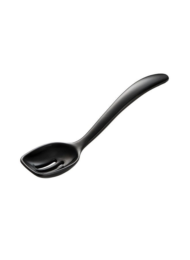 Gourmac Mini Black Melamine Slotted Spoon