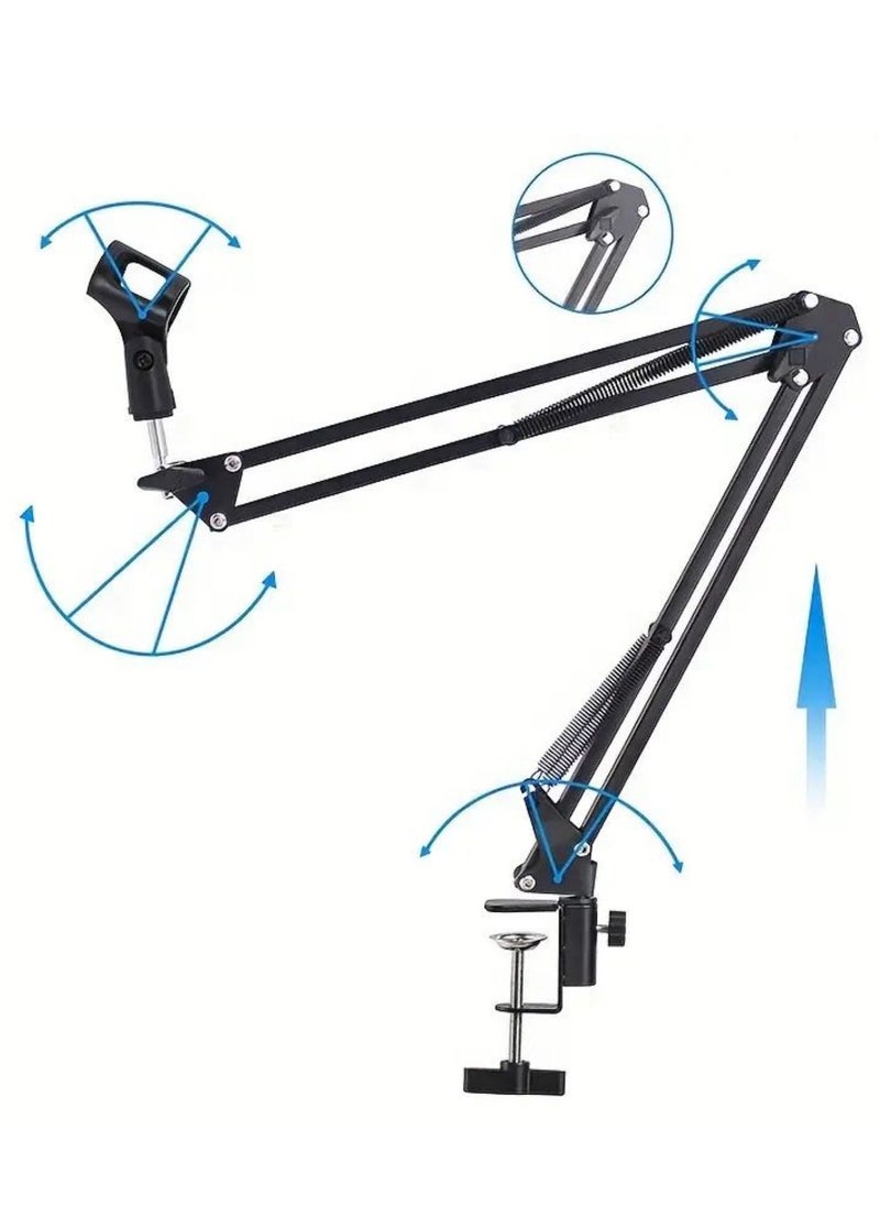 Arabest - Universal Microphone Stand Professional Desktop Microphone Desktop Stand - Image 1