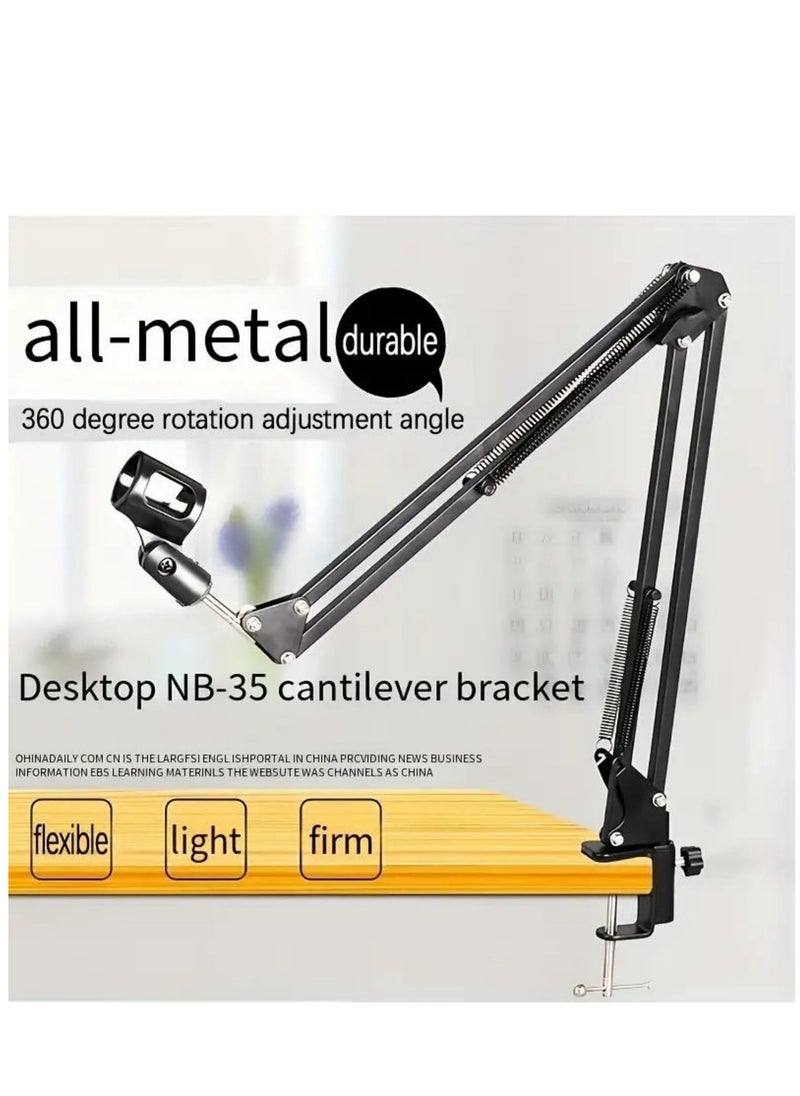 Arabest - Universal Microphone Stand Professional Desktop Microphone Desktop Stand - Image 1