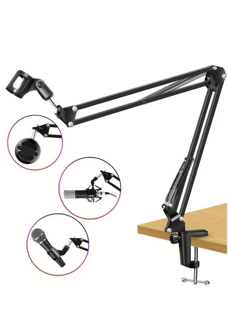 Arabest - Universal Microphone Stand Professional Desktop Microphone Desktop Stand - Image 1