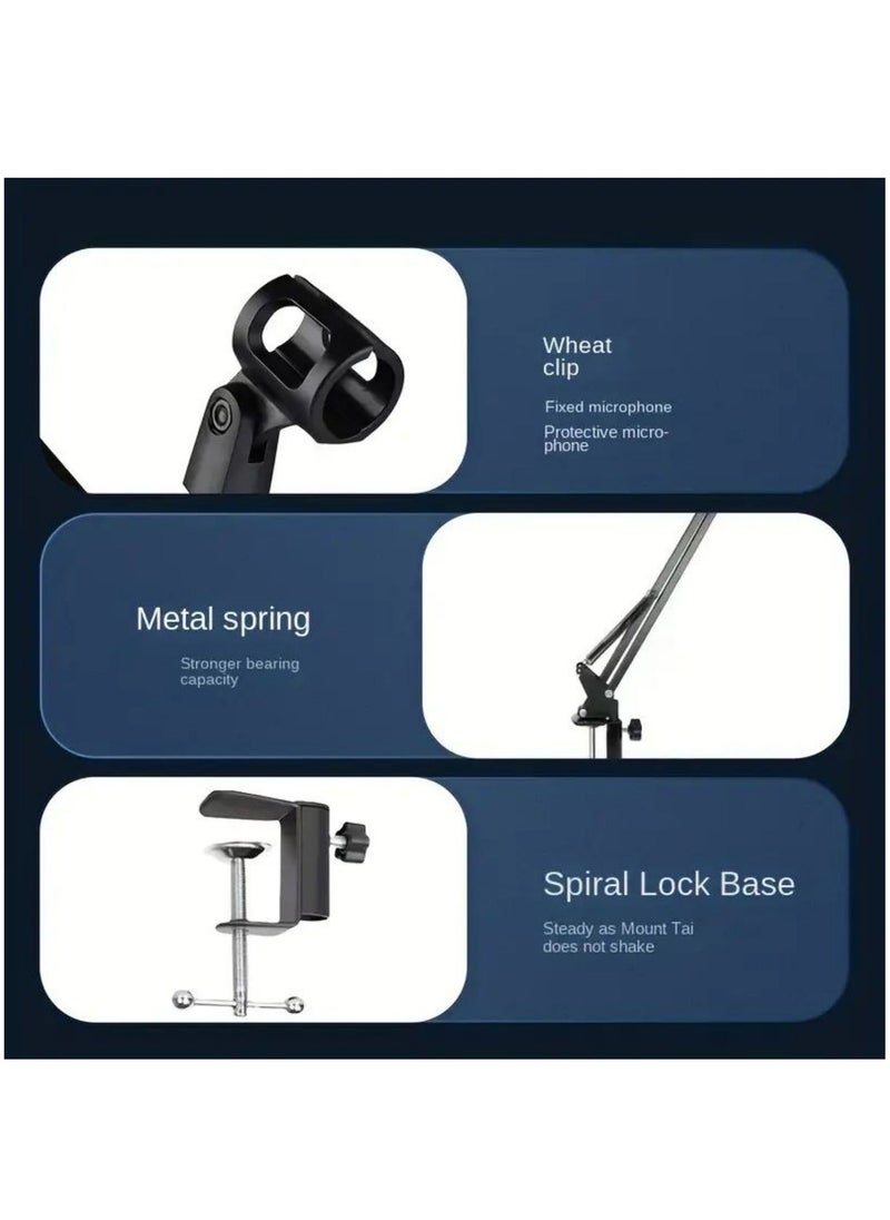 Arabest - Universal Microphone Stand Professional Desktop Microphone Desktop Stand - Image 1