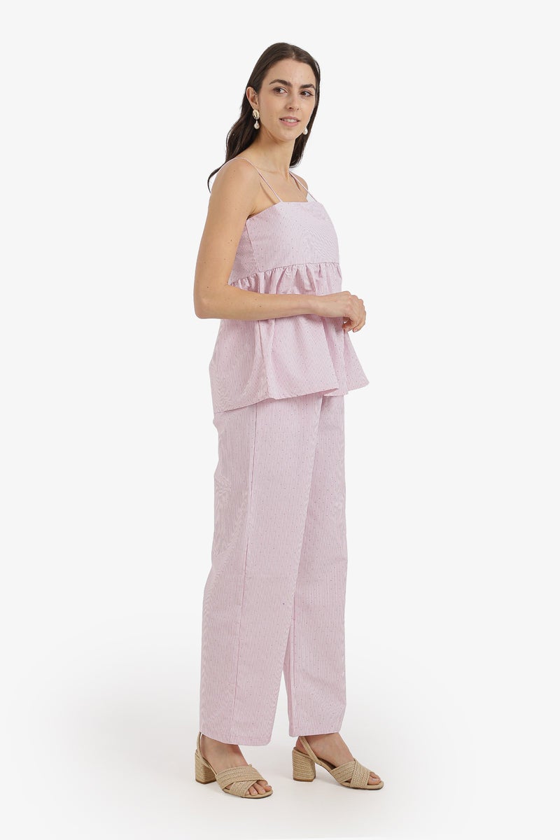 Carina Striped Embellished Beach Set - Image 3