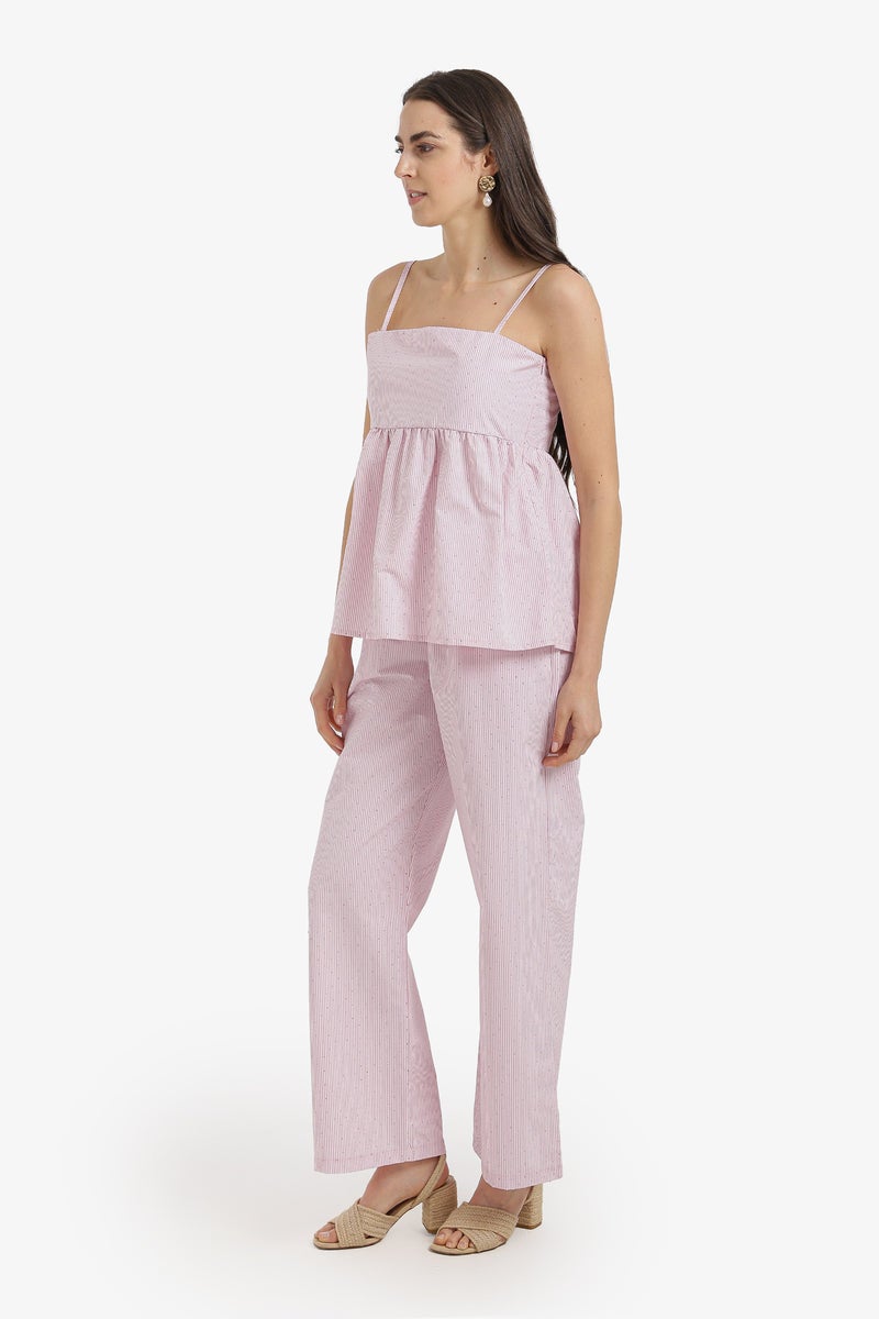 Carina Striped Embellished Beach Set - Image 2