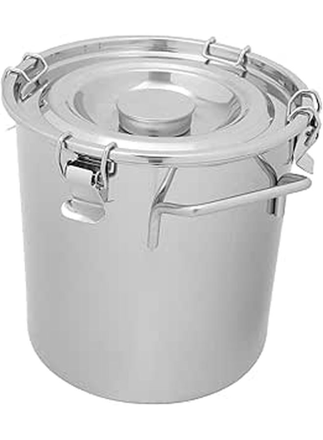 Multi Functional Food Storage Bucket Portable Water Canister For Grease Cereal And Milk Capacity With Smooth Edges For Home Kitchen - Image 1