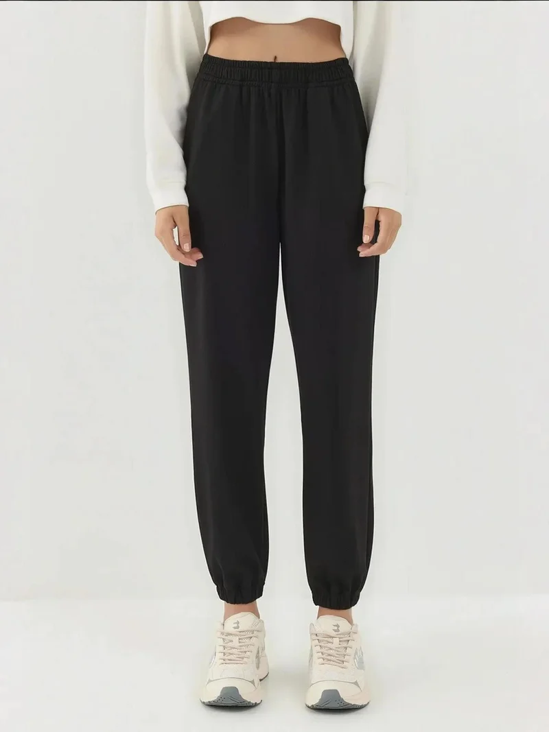 HICCUP Elastic Waist Modal Touch Jogger Pants