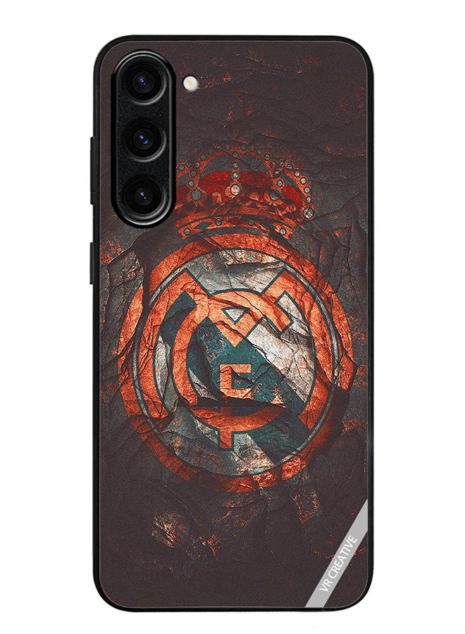 VR CREATIVE Protective Case Cover For Samsung Galaxy S23 Plus Real Madrid Cake Design Multicolour - Image 1