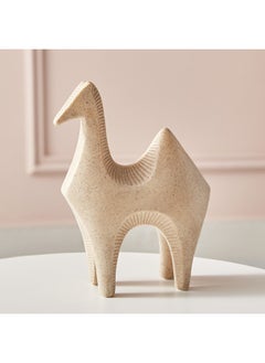 Home Box Luxe Polyresin Terracota Camel Accent 15.5 x 19.5 x 6.5 cm  - Image 1