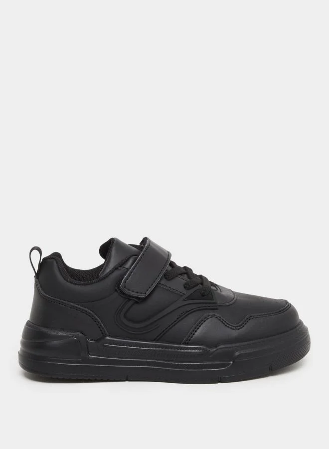 ستايلي Styli Panelled Sneakers with Hook and Loop Closure